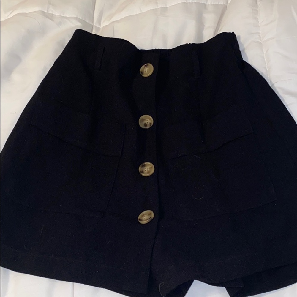 black skort